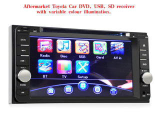  Car DVD Stereo Video Player for Toyota